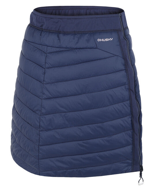 Husky Women's Reversible Winter Skirt Freez, Burgundy/Navy Blue