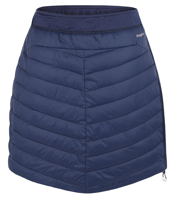 Husky Women's Reversible Winter Skirt Freez, Burgundy/Navy Blue