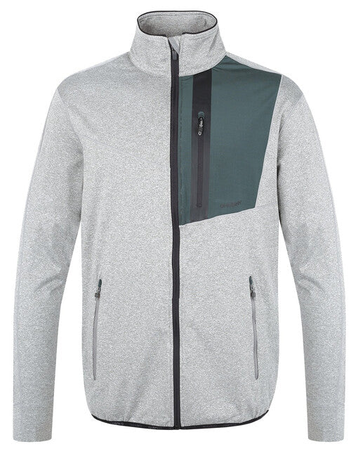 HUSKY Ane ανδρικό φούτερ με φερμουάρ, grey green