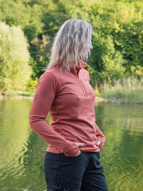HUSKY Arctic Women's Fleece Hoodie, Red