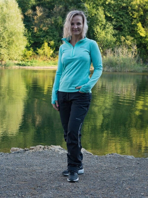 HUSKY Artic women's turtleneck sweatshirt, turquoise
