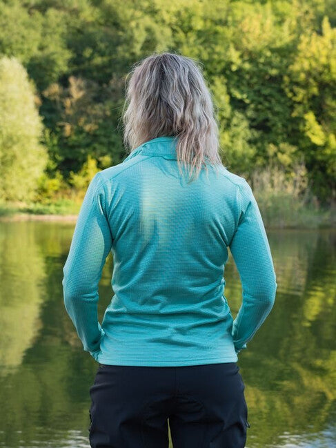 HUSKY Artic women's turtleneck sweatshirt, turquoise