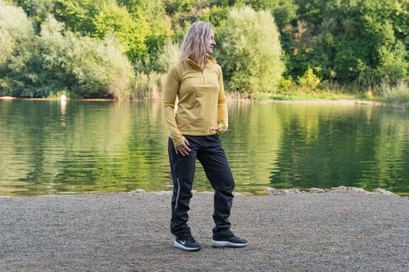 HUSKY Arctic Women's Turtleneck Sweatshirt, Yellow