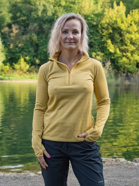 HUSKY Arctic Women's Turtleneck Sweatshirt, Yellow