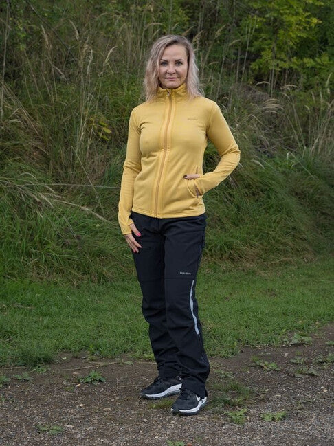 HUSKY Artic Zip ženski pulover z zadrgo, rumena