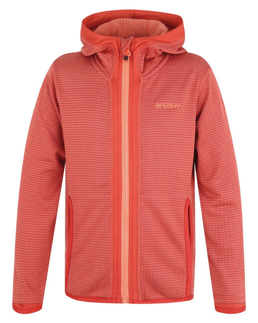 HUSKY Artic Zips K Hoodie, Red/Black Blue