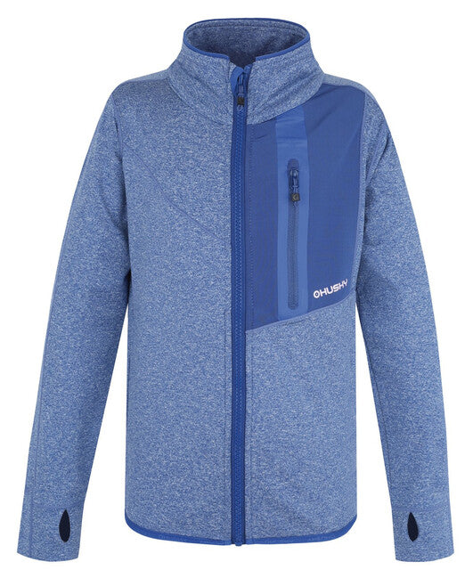 HUSKY Ane K Children's Zip Hoodie, Navy Blue