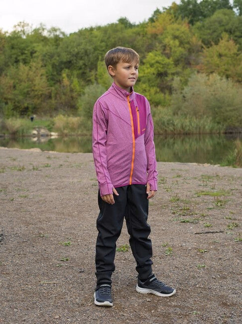 HUSKY Ane K Children's Zip Hoodie, Magenta