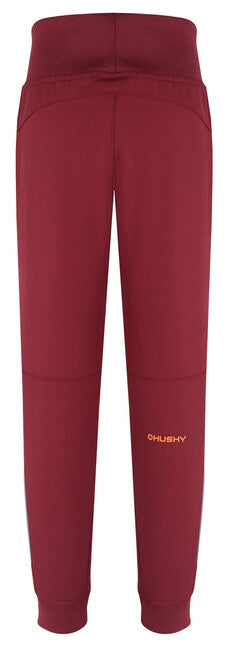 HUSKY Kanto K Children's Softshell Pants, Burgundy