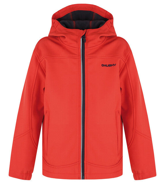 HUSKY Simbo K Kids Softshell Jacket, Red