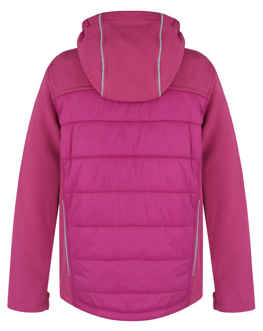 HUSKY Swany K Children's Softshell Padded Jacket, Dark Magenta