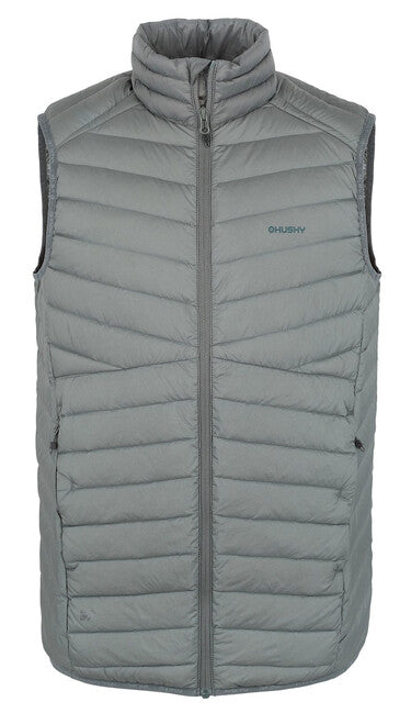 HUSKY Dresles Men's Down Vest, Dark Grey Green