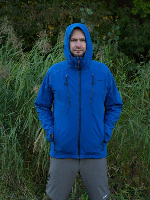 HUSKY Sevan Men's Softshell Jacket, Navy Blue