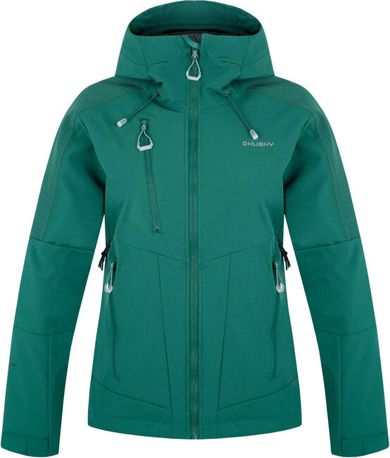 HUSKY Sevan Women's Softshell Jacket, Dark Green