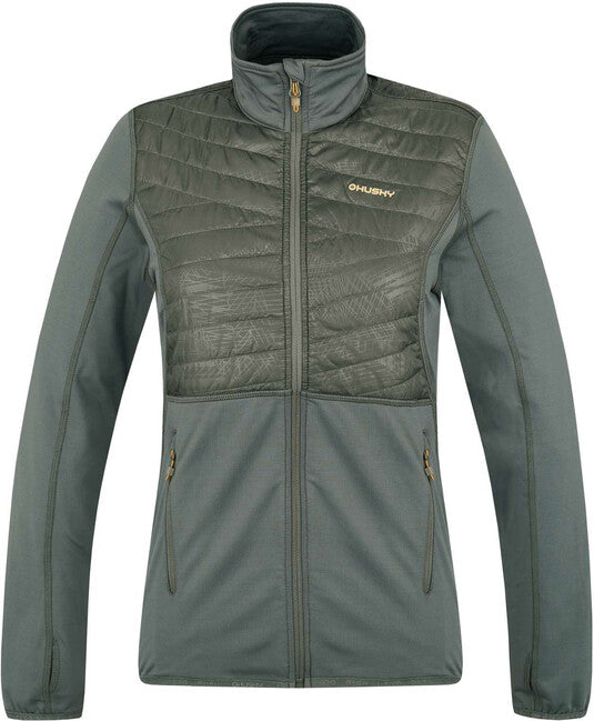 HUSKY Airy women's zip sweatshirt, dark grey green