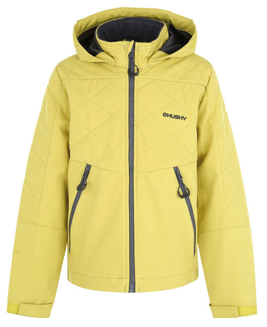 HUSKY Salex K Kids Softshell Jacket, Lime Green