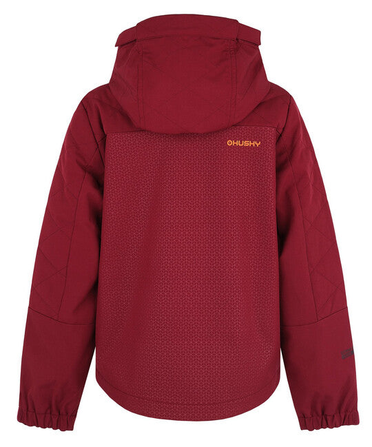 HUSKY Salex K Children's Softshell Jacket, Burgundy