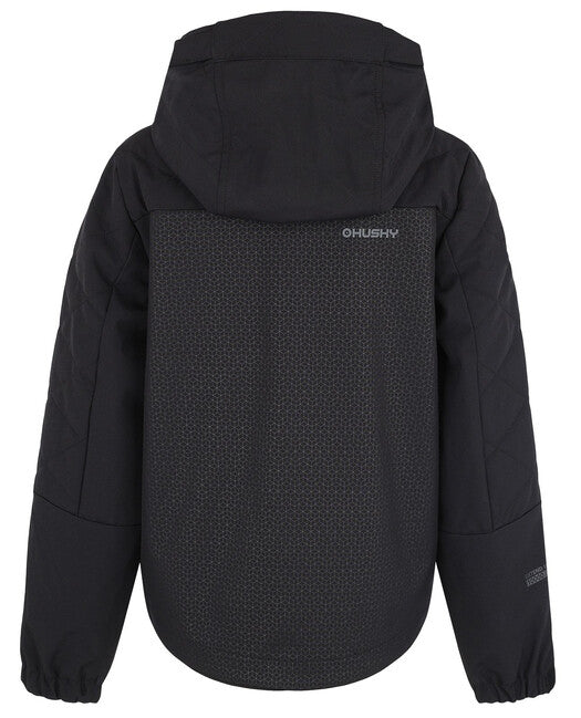 HUSKY Salex K Kids Softshell Jacket, Black