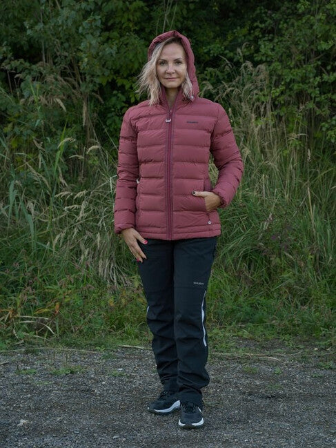 HUSKY Donnie women's down jacket, bordo
