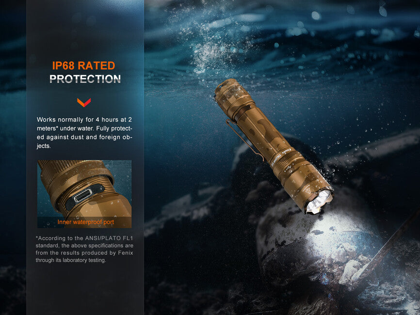 Fenix TK20R UE Flashlight, Tan