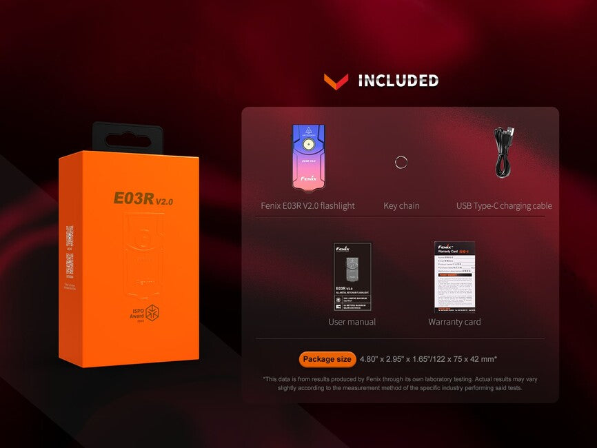 Fenix E03R V2.0 dobíjateľná baterka GE, nebula