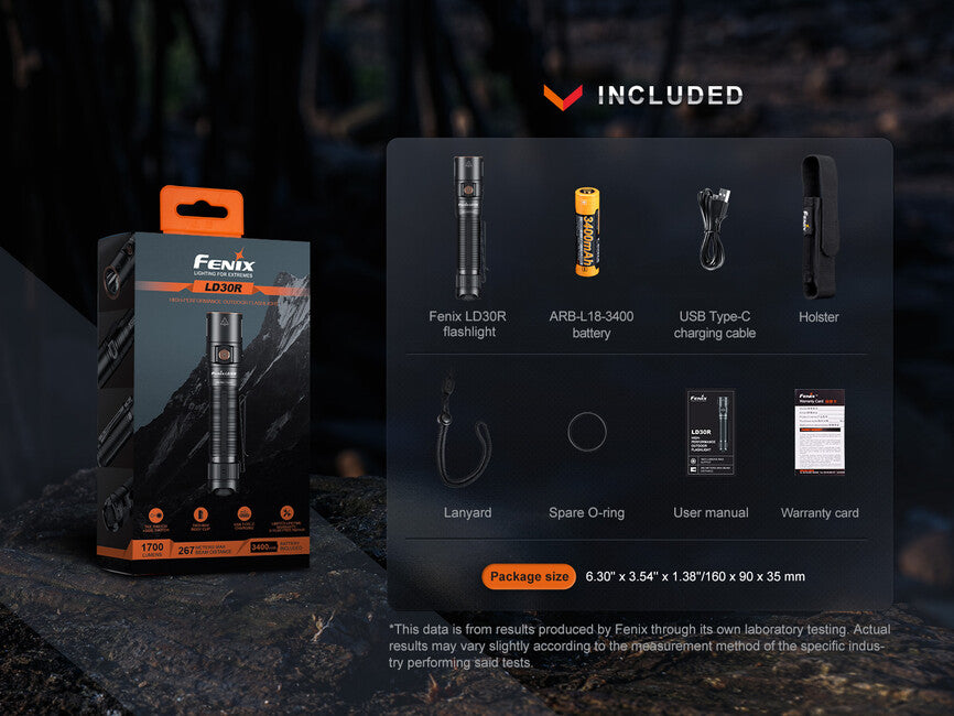 Fenix LD30R Rechargeable LED Flashlight