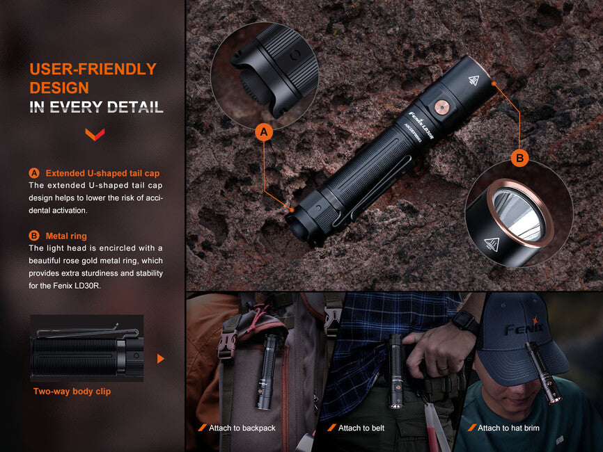 Fenix LD30R Rechargeable LED Flashlight