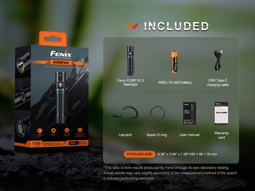 Fenix E28R V2.0 Rechargeable Flashlight