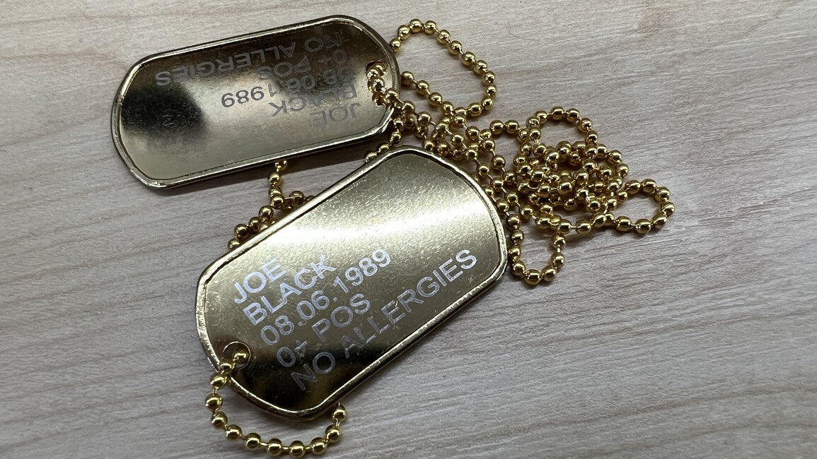 O&T Dog Tags Engraving