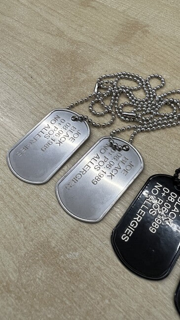 O&T Dog Tags Engraving