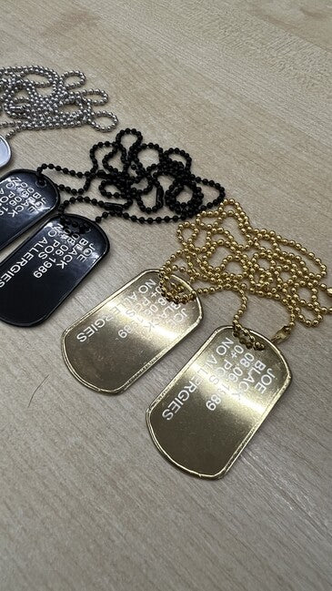 O&T Dog Tags Engraving