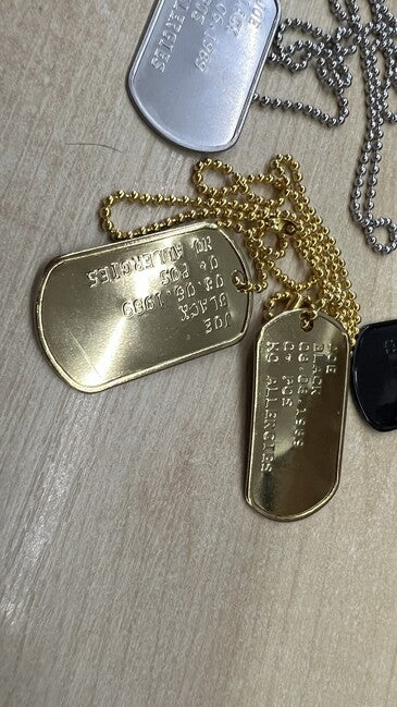 O&T razenie štítkov - Dog Tags