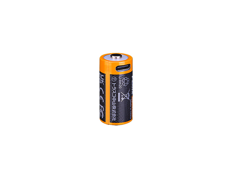 Fenix Rechargeable Battery RCR123A 800 mAh USB-C Li-ion