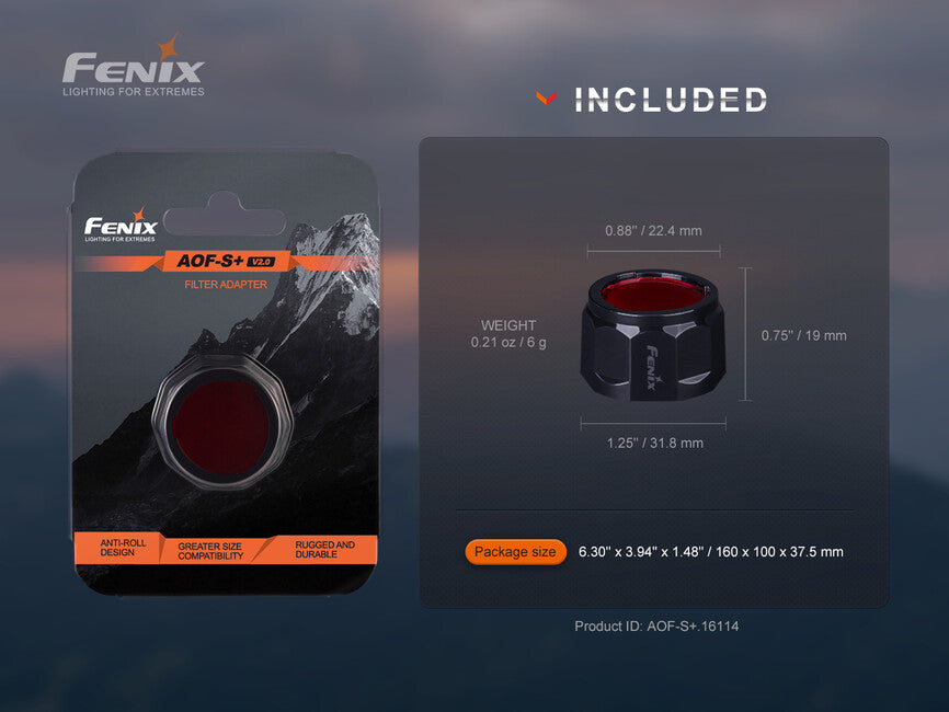 Fenix Red Filter AOF-S+ V2.0