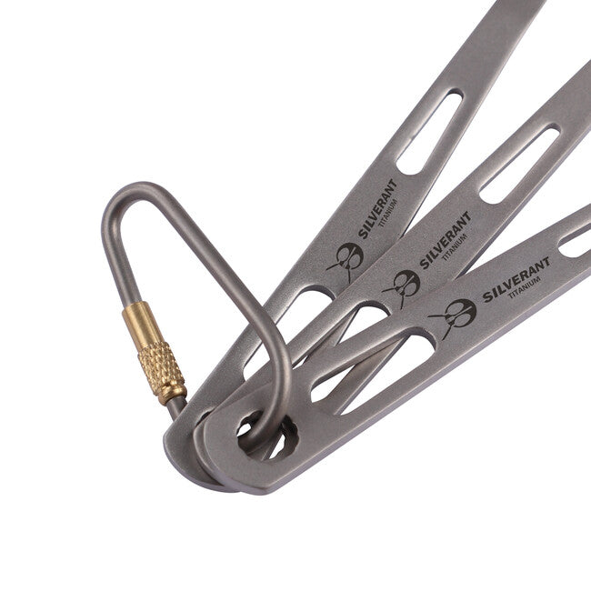 Silverant Titanium Cutlery with Sandblasted Handle