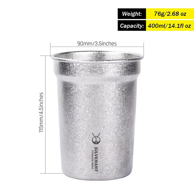 Silverant Kryštalický titánový pohár na pivo 400 ml