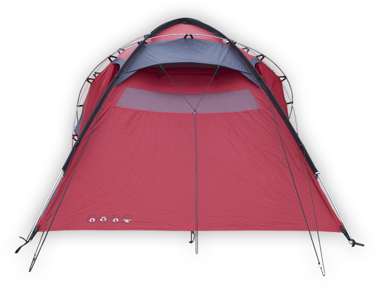 HUSKY Extreme Felen 2-3 Tent, Red