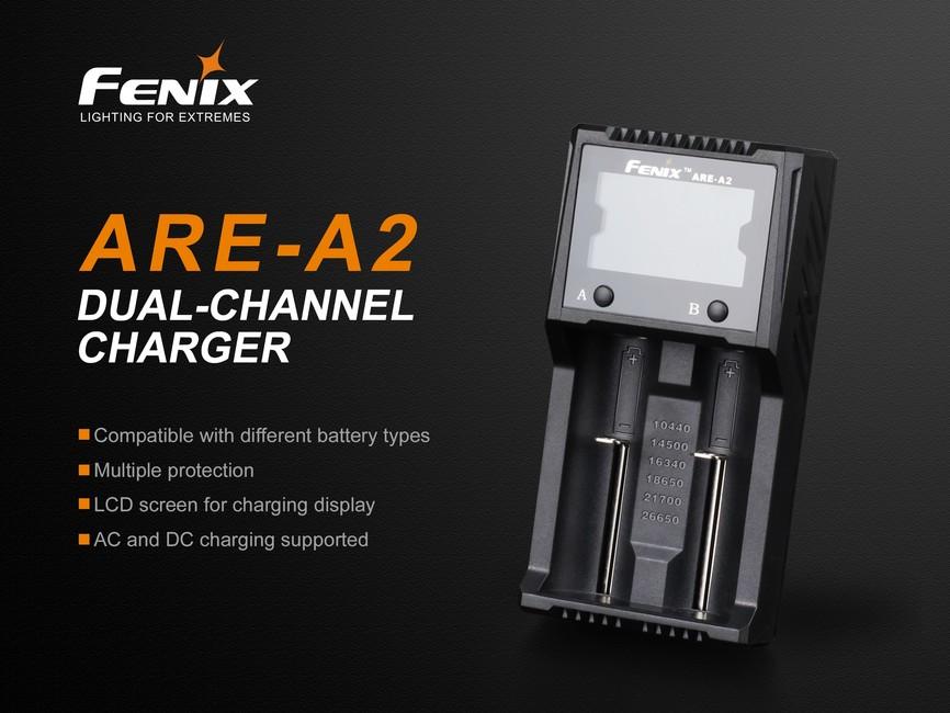 Fenix ARE-A2 Charger (Li-ion, NiMH)