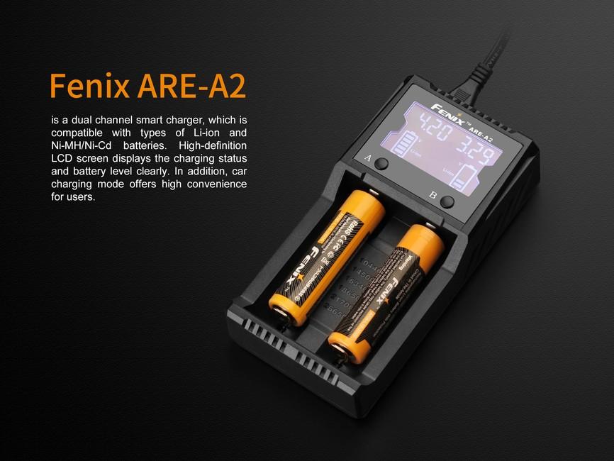 Fenix ARE-A2 Charger (Li-ion, NiMH)