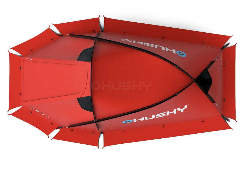 HUSKY Extreme Flame 1 Tent, Red