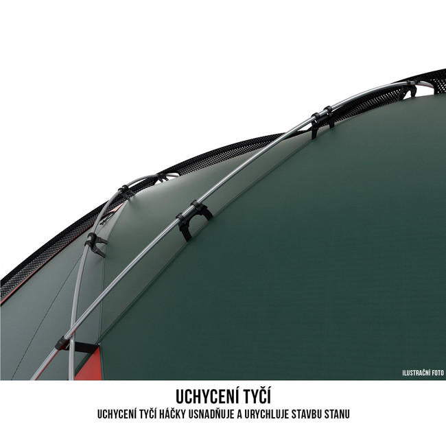 HUSKY Extreme Flame 1 Tent, Red