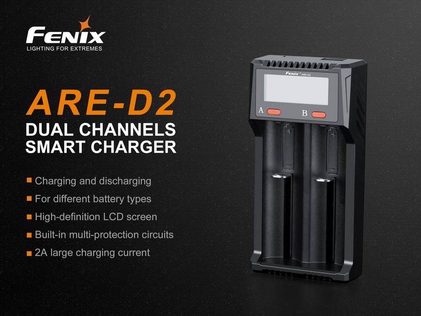 Fenix ARE-D2 USB Charger (Li-ion, NiMH)