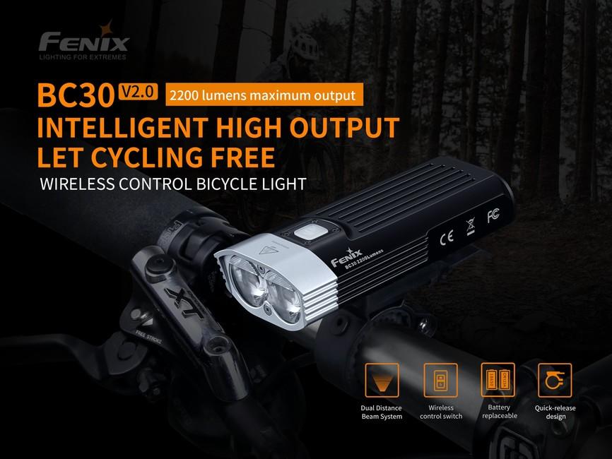 Fenix BC30 V2.0 Rechargeable Bike Light