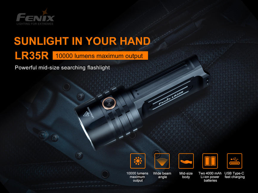 Fenix nabíjateľné svietidlo LR35R