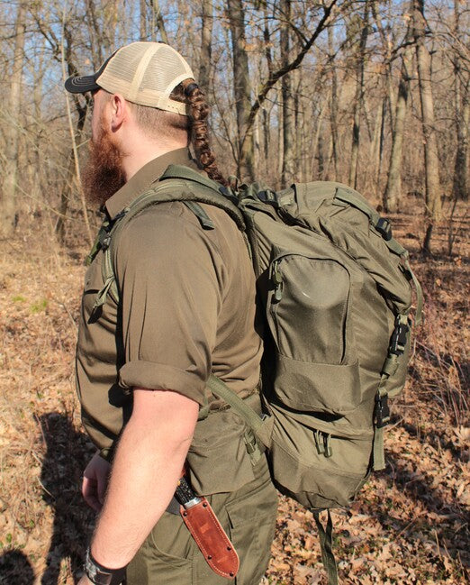 Mil-Tec Ranger Military Backpack, Black 75L
