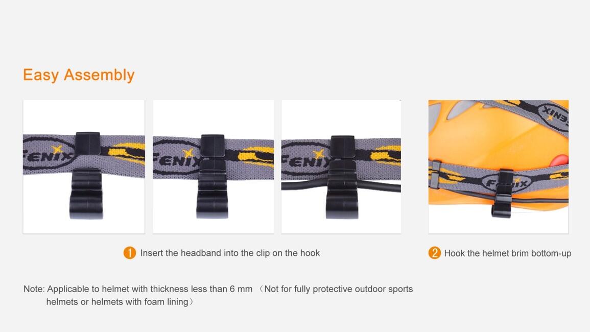 Fenix ALD-02 Headlamp Mount Set