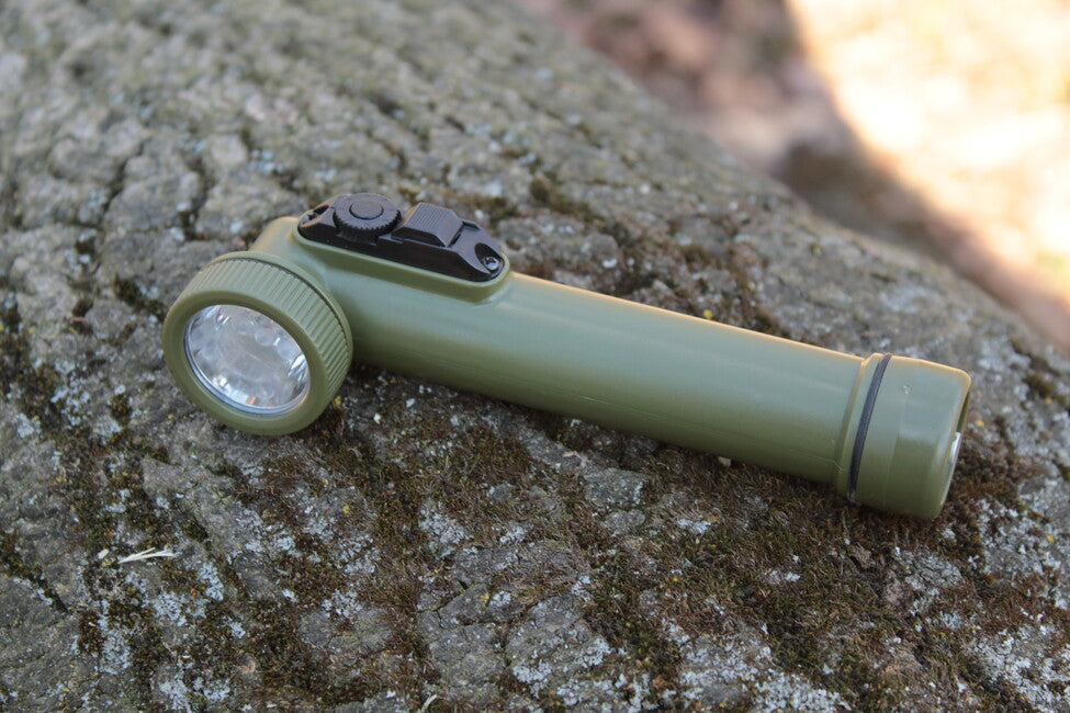 Mil-Tec Army 6 LED Flashlight 16cm, Olive