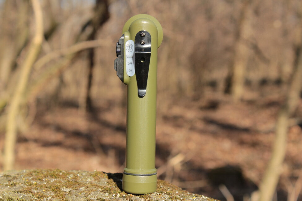 Mil-Tec Army 6 LED Flashlight 16cm, Olive