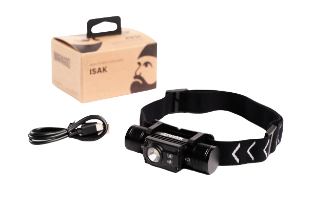 Waragod ISAK Φακός Κεφαλής Επαναφορτιζόμενος