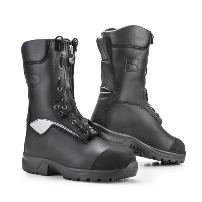 Jolly Firefighter Lace-Up Tactical Boot 9052, Black